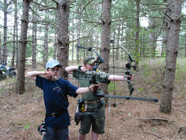 Youth Shooters at the ECAC Range