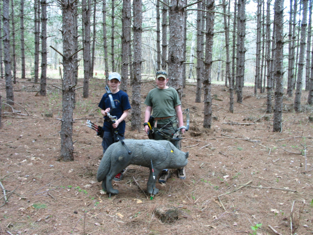 Youth Shooters at the ECAC Range
